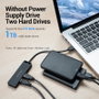 HUB 4 PUERTOS USB 2.0 4xUSB 0.15 M GRIS VENTION